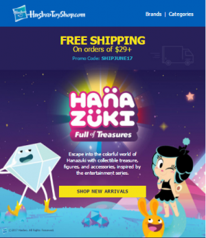 Transformers News: Steal of a Deal: Hasbro Toy Shop Free Shipping of Orders Over 29$ or More With Promo Code!