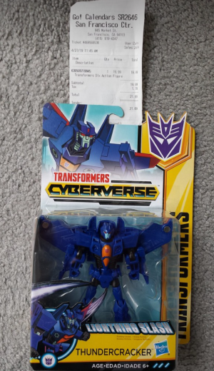 Transformers News: Exclusive Thundercracker from Transformers Cyberverse Found at US Retail