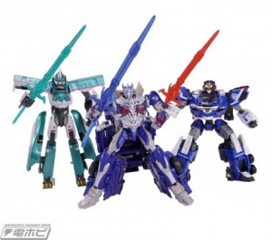 Transformers News: Takara Tomy Cross-Promotion Campaign Featuring 3 Versions of Age of Extinction First Edition Optimus Prime's Sword