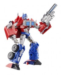 Transformers News: Toy Images of Transformers: Prime - Optimus Prime, Megatron & Human Friends