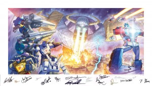 Transformers News: Auto Assembly 2015 Andrew Wildman / Jason Cardy Multi-Autograph Lithograph Charity Auction