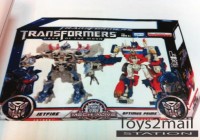 Transformers News: Asian Release 2007 Transformers Movie Leaders Optimus Prime and Megatron Two-Pack