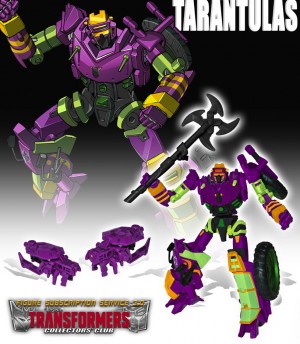 Transformers News: Transformers Collectors' Club Subscription Service 3.0 - Tarantulas (Updated Image)