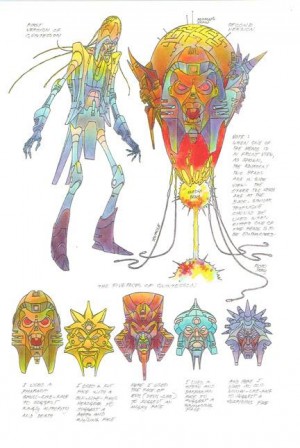 Transformers News: More Floro Dery Transformers Concept Art: Quintessons, Mini-Unicron