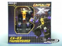 Transformers News: FansProject CA-03 Thundershred Now In-stock at TFsource & Finished Product Photos