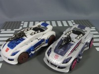 Transformers News: Comparison Images: Takara Tomy Transformers Generations TG-01 Optimus Prime and TG-02 Jazz