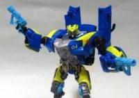 Transformers News: New Images of Race Car  Inspired Sidearm Sideswipe Repaint
