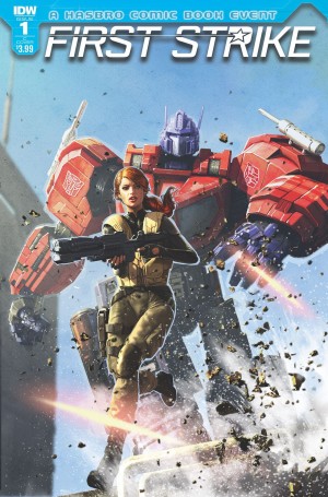 Transformers News: Variant Covers for IDW Hasbro Universe First Strike #1 and #2