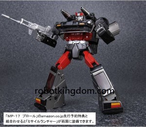 Transformers News: Pre-orders of Takara Tomy Transformers Masterpiece MP-17 Prowl & MP-18 Bluestreak with Robotkingdom Will Come with Amazon Exclsive Missile Launchers