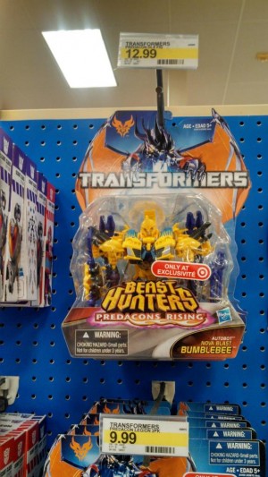 Transformers News: Target Exclusive Transformers Prime Beast Hunters Predacons Rising Nova Blast Bumblebee Released