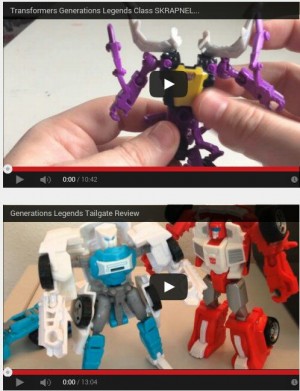 Transformers News: Pax Cybertronia Video Review Of Generations Skrapnel And Tailgate