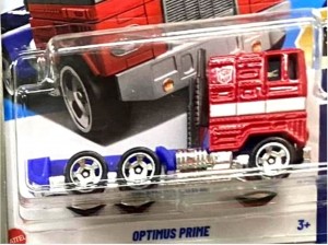 Transformers News: First Look at Optimus Prime Cab solo Release in 2025 Hot Wheels Mainline