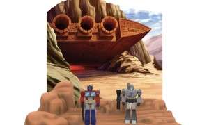Transformers News: Super7's $75 Transformers Ark Playset is a Cardboard Background