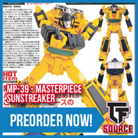 Transformers News: TFsource News! MP-36 Megatron Reissue, MP-39 Sunstreaker, FT Phoenix, MT Striker Noir & More!