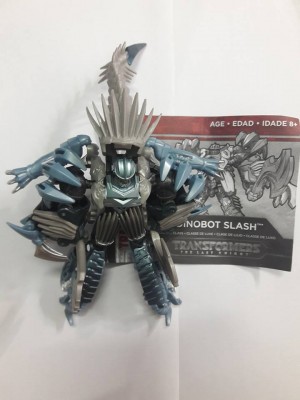 Transformers News: In Hand Images of Transformers: The Last Knight Slash and Grimlock