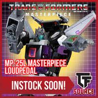 Transformers News: TFsource News! Masterpiece Loudpedal, Browning II, Spark Toy, Titans Return & More!