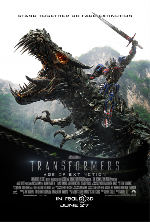 Transformers News: New Transformers: Age of Extinction Poster: Stand Together or Face Extinction
