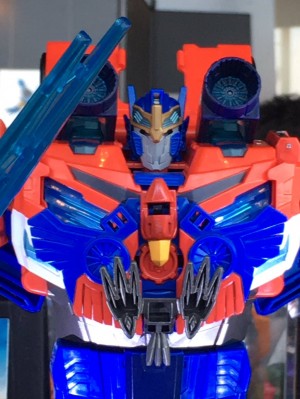 Transformers News: Takara Tomy Transformers Adventure TAV50 Hypersurge Optimus On Display