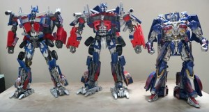 Transformers News: Videos of Movie Masterpiece MPM Optimus Prime with Transformation, Scale Comparison and Overview