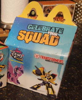 Transformers News: New McDonalds Robots in Disguise Happy Meal Box Pics