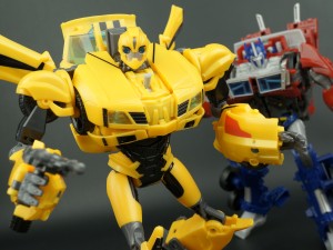 Transformers News: New Galleries: Transformers Prime Weaponizers Optimus Prime and Bumblebee