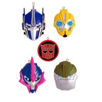 Transformers News: Transformers Prime 5-Piece Christmas Ornament Set