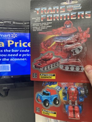 Transformers News: G1 Transformers Warpath and Gears Reissues found at US Walmart