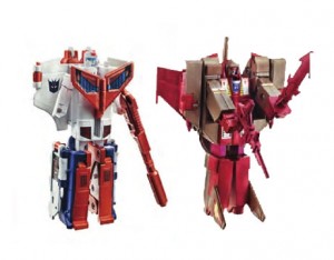 Transformers News: Official product images of Platinum Edition Blitzwing and Astrotrain