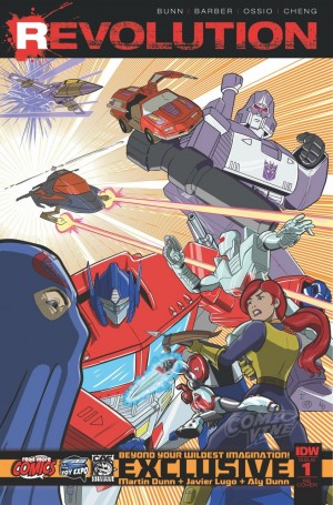 Transformers News: IDW Hasbro Comics Crossover: Revolution - Tampa Bay Toy Expo Variant Cover