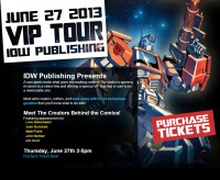 Transformers News: IDW Publishing announces special VIP Tour during BotCon
