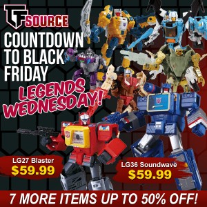 Transformers News: TFSource Countdown to Black Friday Day 3! Legends Wednesday!