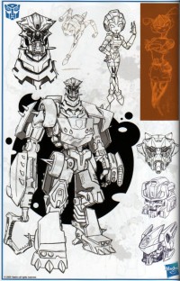 Transformers News: Transformers ROTF Lockdown design art