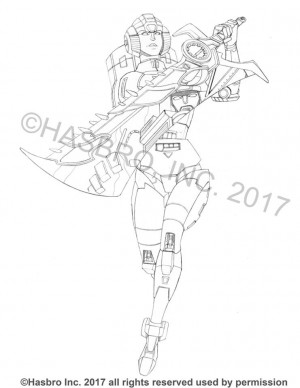 Transformers News: Ken Christiansen Shows Off Combiner Hunters Box Set Line Art