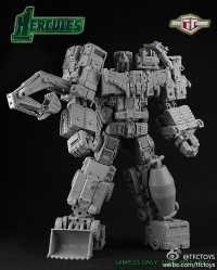 Transformers News: TFC Toys Hercules Fully Combined Prototype Image (Updated with More Images)