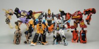 Transformers News: In-Hand Images: Takara Tomy United EX Roadmaster Prime, Grimmaster Prime, Racemaster Prime, & Dozermaster vs Airmaster