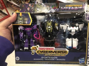 Transformers News: Transformers: Cyberverse "Battle for Cybertron" Quintesson Invasion 3-Pack Found at Retail