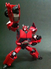 Transformers News: Transformers Prime Deluxe Cliffjumper In-Hand Images