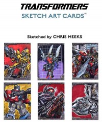 Transformers News: Breygent Marketing Transformer Sketch Card Samples