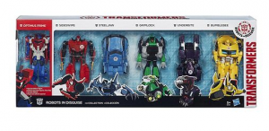 Transformers News: RiD 2015 Target-exclusive One-Step changer 6-pack found on sale in the UK at Tesco