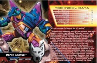 Transformers News: TFCC 2013 Membership Incentive Depth Charge File Card with Bio