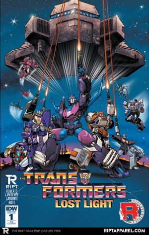 Transformers News: Lost Light #1 exclusive cover from RIPT Apparel