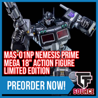 Transformers News: TFSource News! Mega Nemesis Prime, TR Overlord, MP-22 Ultra Magnus, Last Knight, Skiff / Gold & More!
