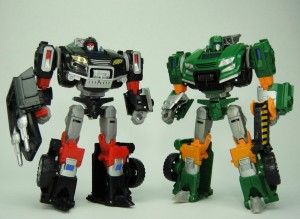 Transformers News: In-Hand Images: Takara Tomy Transformers Generations TG-26 Bumblebee Goldbug and TG-27 Trailbreaker and Hoist