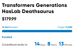 Transformers News: Haslab Transformers Updates: Shipping Date for Victory Saber and Deathsaurus has been Funded