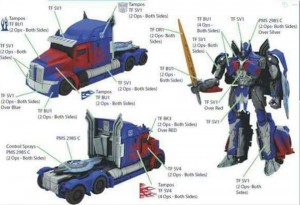 Transformers News: Possible Transformers: The Last Knight Optimus Prime Toy Design Sheet
