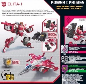Transformers News: Packaging and Bios for Transformers Power of the Primes Inferno, Elita-1, Hun-Gurrr, Moonracer.. and Blast Off