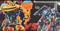 Transformers News: Another Look at Battlefield Bumblebee vs. Infiltration Soundwave Packaging.