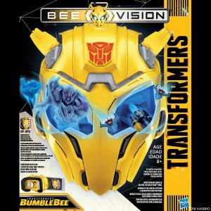 Transformers News: Official Images for Transformers Bumblebee Movie Bee Vision Mask #JoinTheBuzz #HasbroSDCC