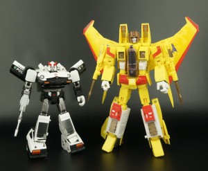 Transformers News: New Galleries: Hasbro Masterpiece MP-04 Prowl and MP-05 Sunstorm