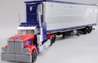 Transformers News: More Images of Takara Transformers DOTM Voyager Class Optimus Prime + Trailer